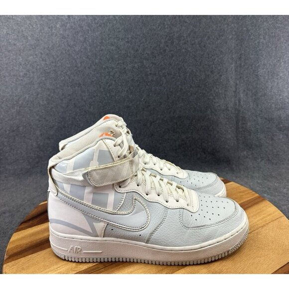 Nike Other - Nike Air Force 1 High Force Logo Pure Platinum Men’s 9.5 806403-012 White Gray